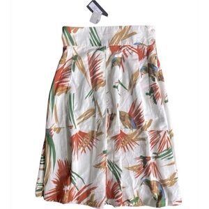 NWOT Pretty Vacant REA skirt parrot print 🦜 Size US 8 UK 12